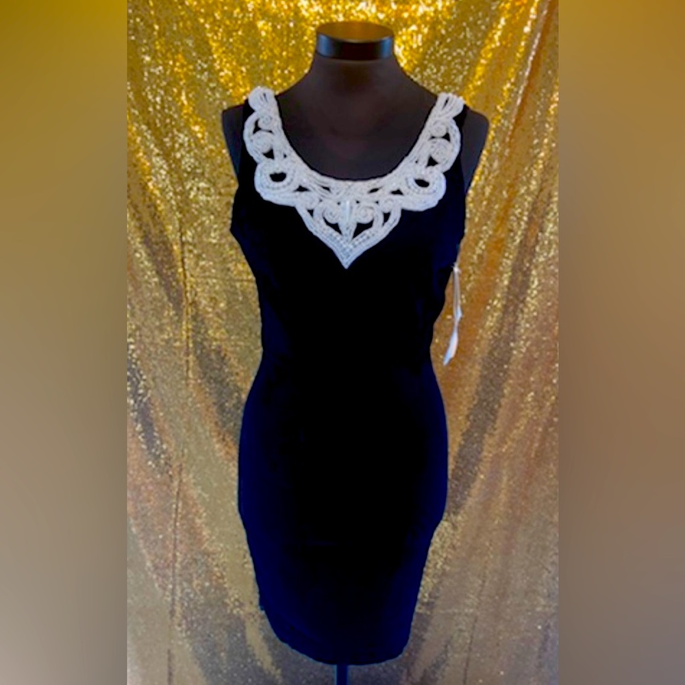 🖤Jessica McClintock Gunne Sax- Pearl Embellished Dress🖤